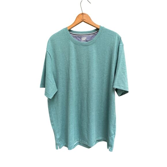 Land's End Men's XL Green Round Neck T-shirt - Picture 1 of 4